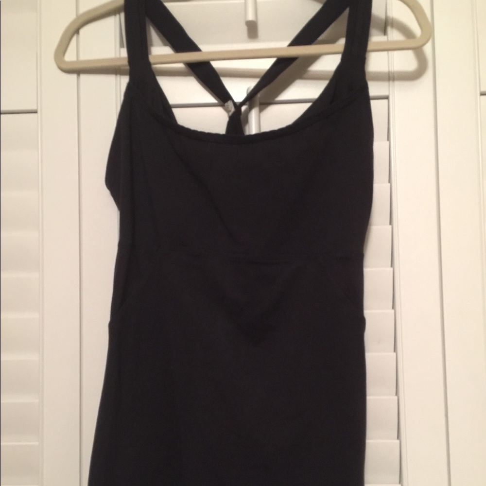 Lululemon Black tank top. Size 12.